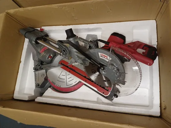 LUMBERJACK SCMS254DB 10" DOUBLE BEVEL SLIDING COMPOUND MITRE SAW