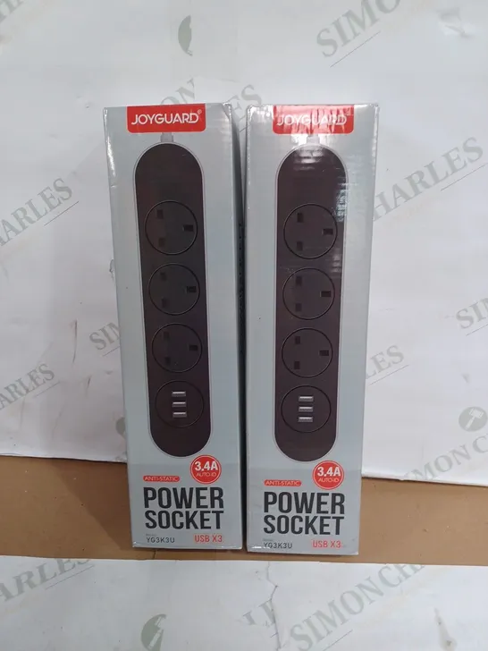 LOT TO CONTAIN 2 X JOYGUARD POWER SOCKETS