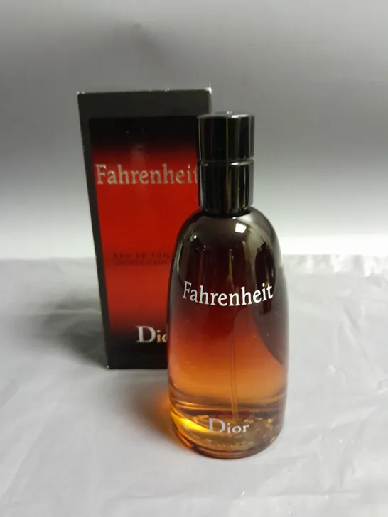 BOXED DIOR FAHRENHEIT EAU DE TOILETTE 100ML 