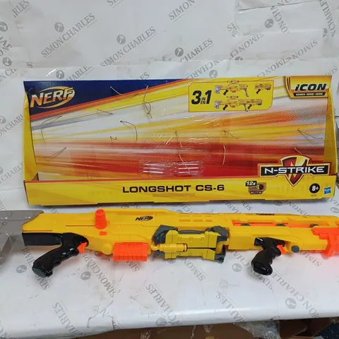 NERF ICON LONGSHOT CS-6 N-STRIKE BOXED - COLLECTION ONLY 