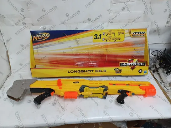 NERF ICON LONGSHOT CS-6 N-STRIKE BOXED - COLLECTION ONLY 