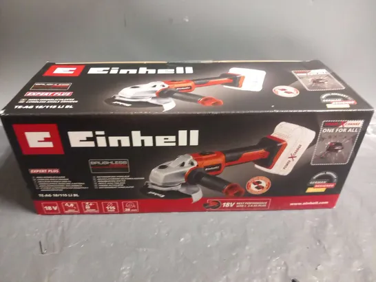 BOXED EINHELL CORDLESS ANGLE GRINDER TE-AG 18/115 LI BL