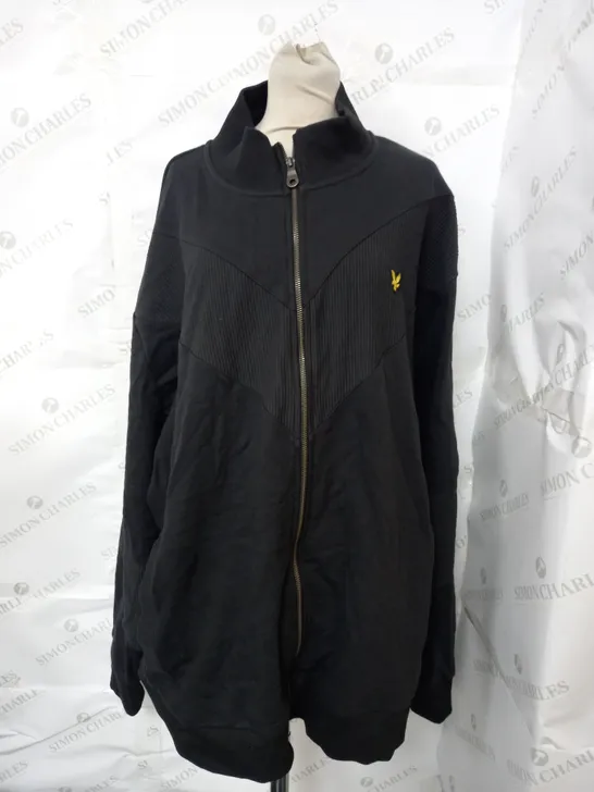 LYLE & SCOTT CHEVRON ZIP THROUGH TRACK JACKET - 4XL