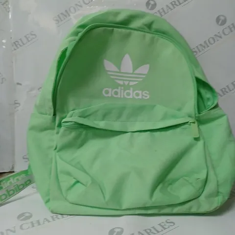 NEON GREEN ADIDAS BACKPACK 