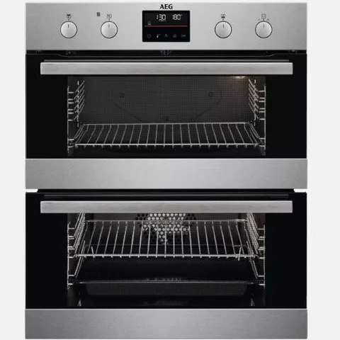 AEG 6000 SERIES BUILT UNDER ELECTRIC DOUBLE OVEN - STAINLESS STEEL DUB535060M