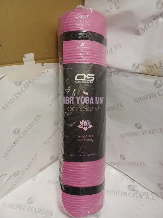 PACKAGED AND SEALED OZE SPORTS NBR YOGA MAT. 