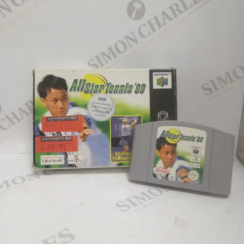 BOXED ALL STAR TENNIS '99 RETRO GAME FOR NINTENDO 64