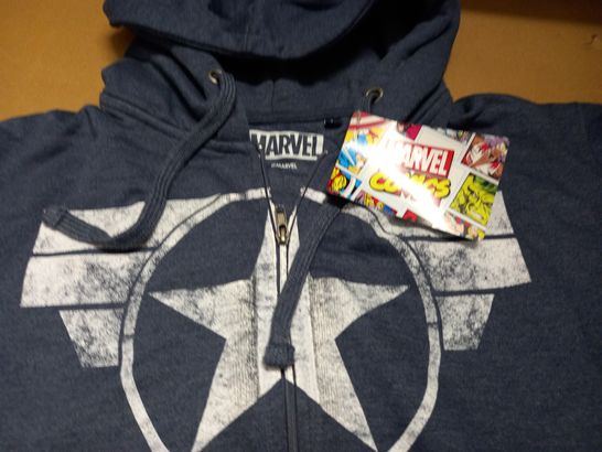 MARVEL COMICS ZIP THROUGH HOODIE - L