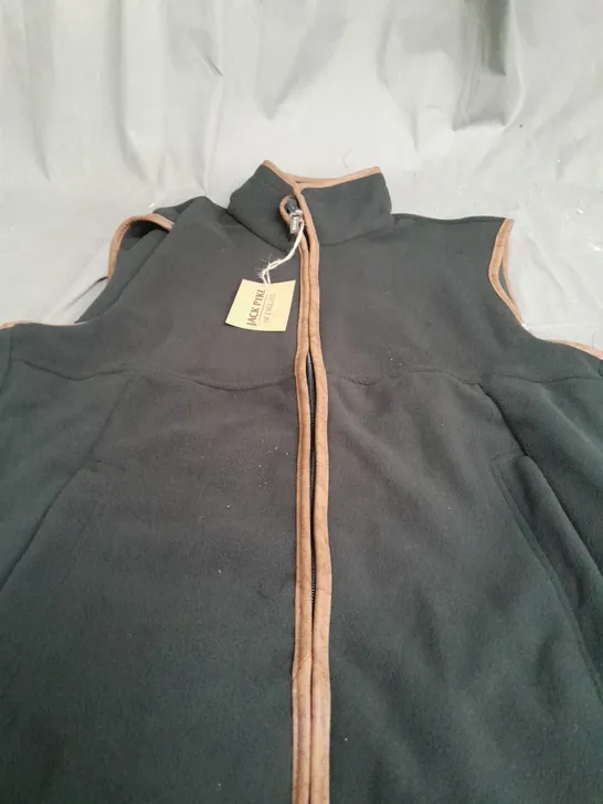 JACK PYKE FLEECE GILET ANTHERACITE - LARGE