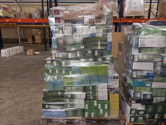 PALLET OF APPROXIMATELY 400X BOXES OF BRAND NEW ASSORTED LIGHT BULBS AND STRING LIGHTS