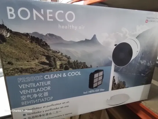 BOXED BONECO F220CC CLEAN & COOL VENTILATOR