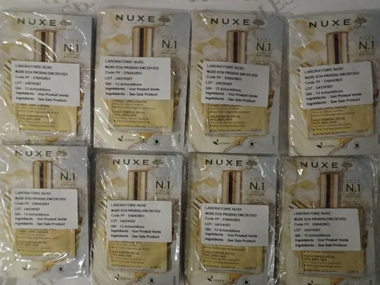 LOT OF APPROX. 96 X 2ML SAMPLES OF NUXE PARIS MULTI-PURPOSE NOURISHING OIL FACE, BODY, HAIR