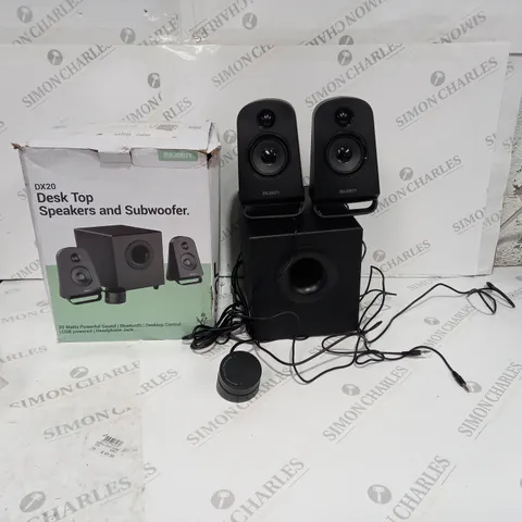 MAJORITY DX20 DESK TOP SPEAKERS AND SUBWOOFER