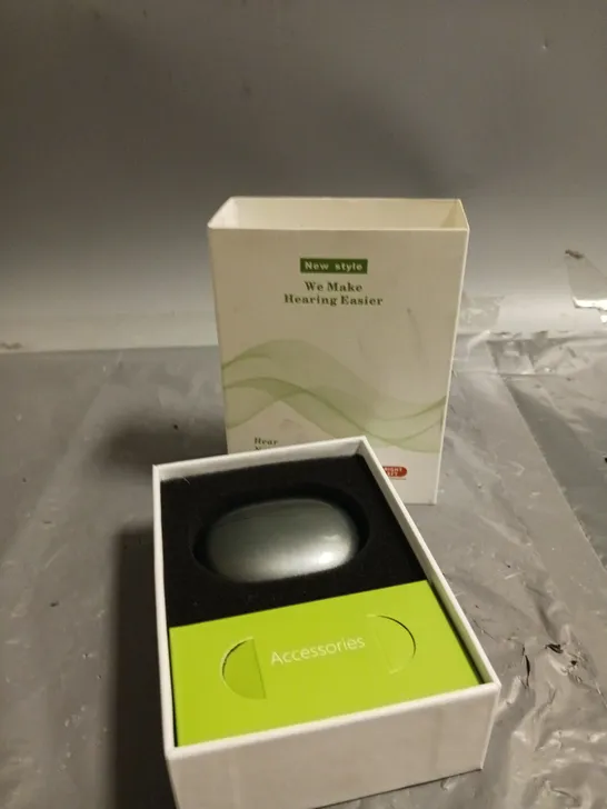 BOXED NEW STYLE HEARING AIDS 