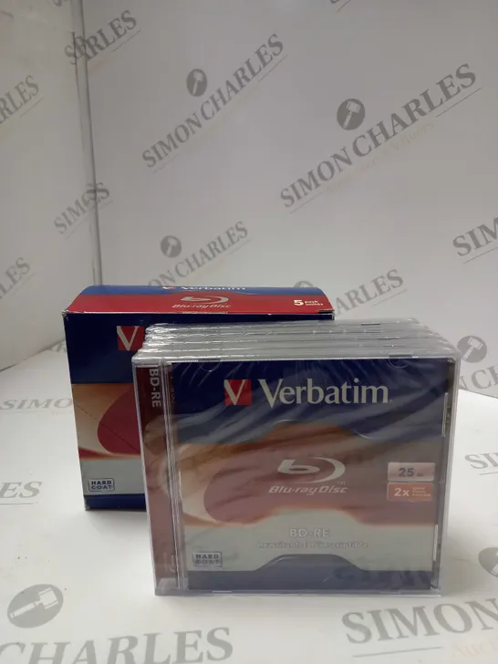 VERBATIM BLU-RAY REWRITABLE DISC 25GB 5 PACK