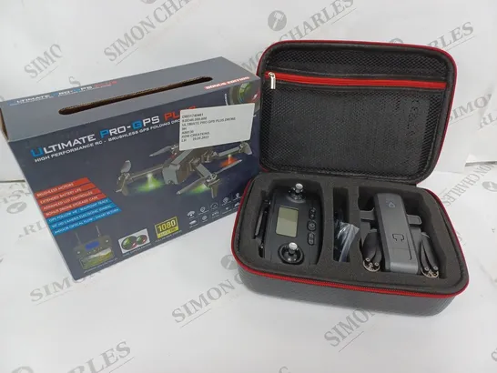 BOXED ULTIMATE PRO GPS PLUS HIGH PERFORMANCE RC FOLDING DRONE