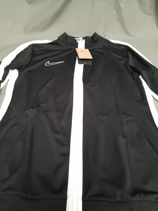 NIKE DRI FIT BLACK JACKET - LARGE