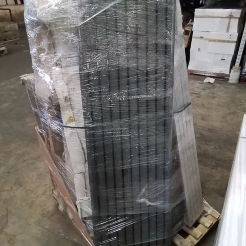 PALLET CONTAINING APPROXIMATELY 20 MIXED LARGE DESIGNER HEATED TOWEL RADIATORS 