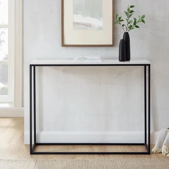 BOXED METTO 107cm CONSOLE TABLE (1 BOX)