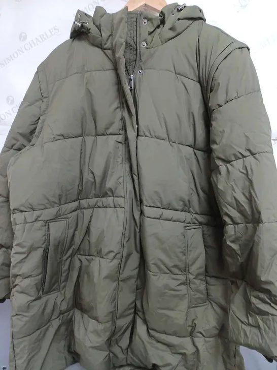 CENTIGRADE PADDED COAT WITH DETACHABLE SLEEVES SIZE 3XL 