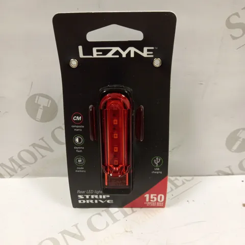 LEZYNE STRIP DRIVE 150 REAR LIGHT