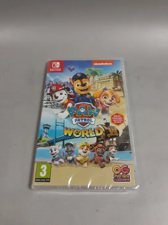 SEALED PAW PATROL WORLD FOR NINTENDO SWITCH 