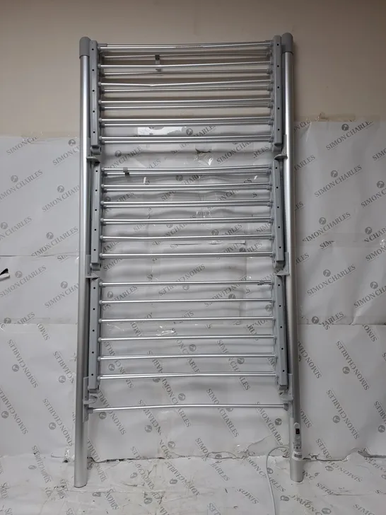 BOXED OUTLET ORGANISED OPTIONS 3 TIER HEATED AIRER WITH 21M DRYING SPACE - COLLECTION ONLY