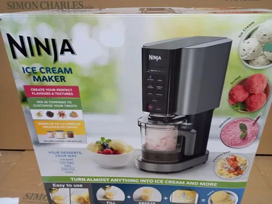 OUTLET NINJA CREAMI ICE CREAM & DESSERT MAKER WITH 5 DESSERT TUBS