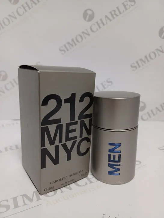 BOXED CAROLINA HERRERA 212 MEN NYC EAU DE TOILETTE 50ML