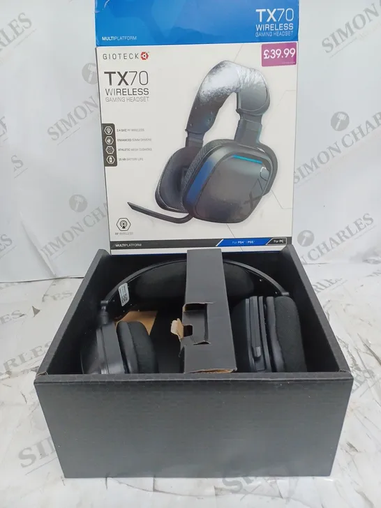 BOXED GIOTECK TX70 WIRELESS GAMING HEADSET