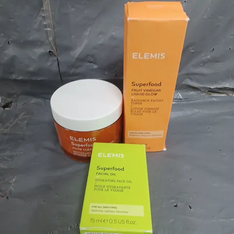 ELEMIS SUPERFOOD GLOW CLEANSING BUTTER AND LIQUID GLOW