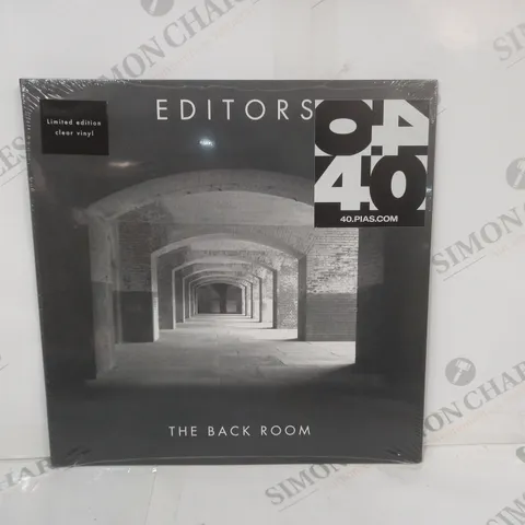 EDITORS THE BACK ROOM LIMITED EDITION CLEAR VINYL