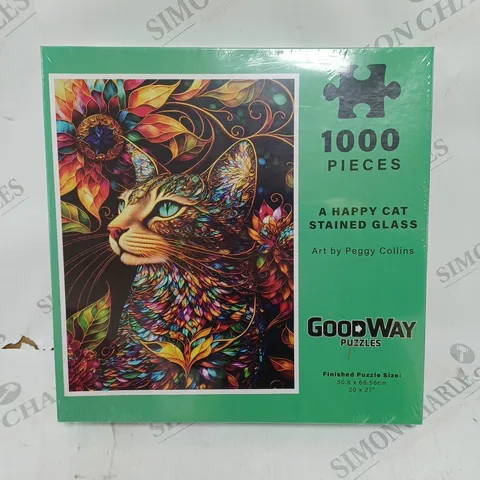 GOODWAY PUZZLES A HAPPY CAT 1000 PIECES PUZZLE