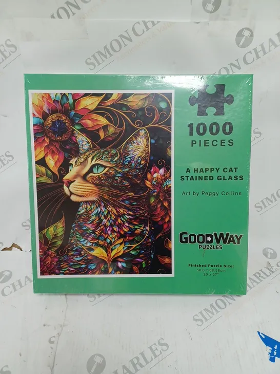 GOODWAY PUZZLES A HAPPY CAT 1000 PIECES PUZZLE