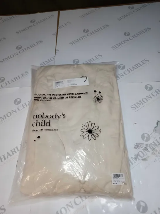 BAGGED NOBODYS CHILD BRODERIE WHITE STARLIGHT MIDAXI DRESS SIZE 18