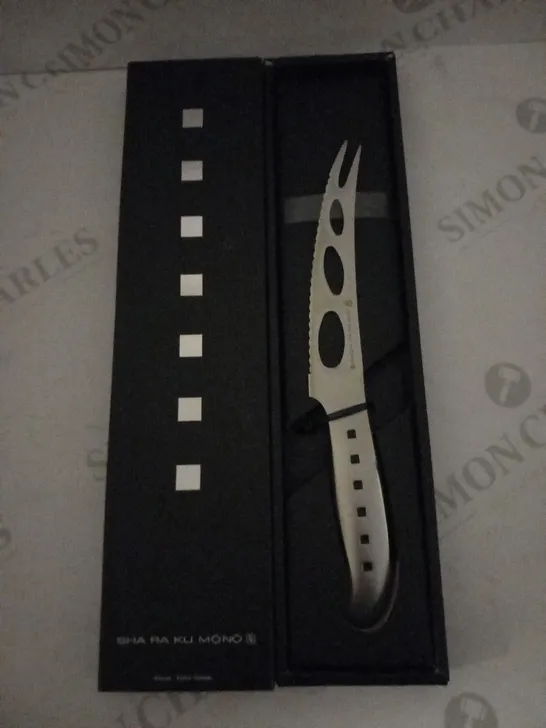 BOXED SHA RA KU MONO MOLYBDENUM VANADIUM STEEL 18-8 STAINESS STEEL FJ-09 15CM CHEESE KNIFE