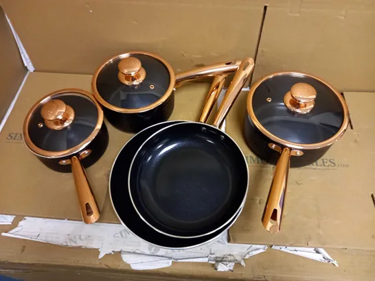 TOWER LINEAR INDUCTION POTS AND PANS SETS