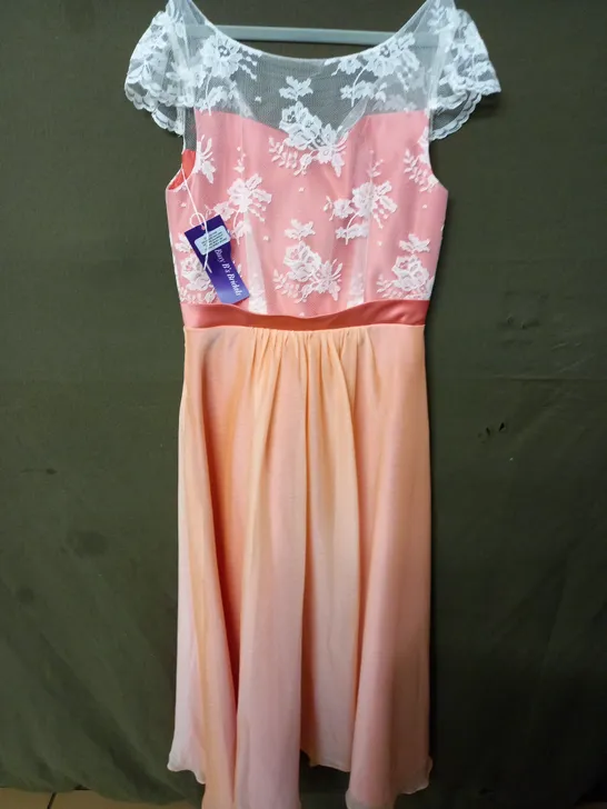 BABY B BRIDALS PINK OCCASIONAL DRESS - AGE 11