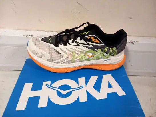 BOXED HOKA ONE TECTON X 2 TRAIL RUNNING SHOES SIZE 9.5