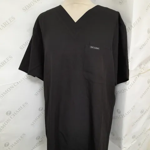 ONCALL LONDON SCRUBS SHIRT IN BLACK SIZE L