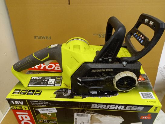 RYOBI 18V BRUSHLESS CHAINSAW OCS1830 