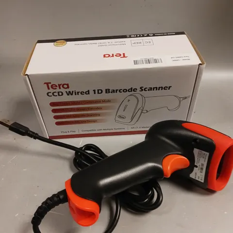 BOXED TERA CCD WIRED 1D BARCODE SCANNER 