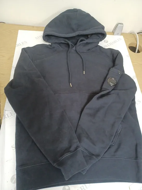 CP COMPANY NAVY BLUE HOODIE SIZE S