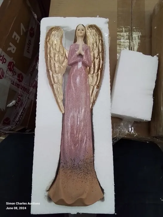 BOXED DECORATIVE ANGEL - LILAC