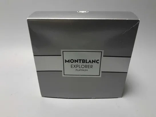 BOXED AND SEALED MONTBLANC EXPLORER PLATINUM SET