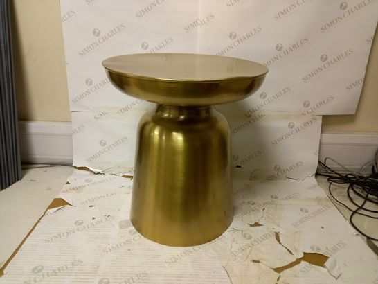 K BY KELLY HOPPEN GOLD SIDE TABLE