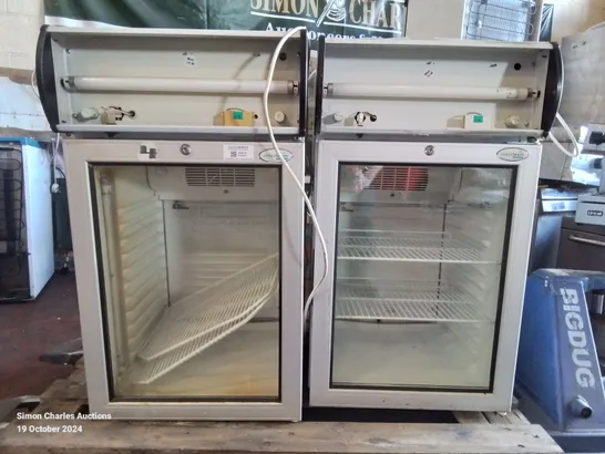 PALLET CONTAINING 2 INTER LEVIN UNDER COUNTER DISPLAY FRIDGES UNTESTED