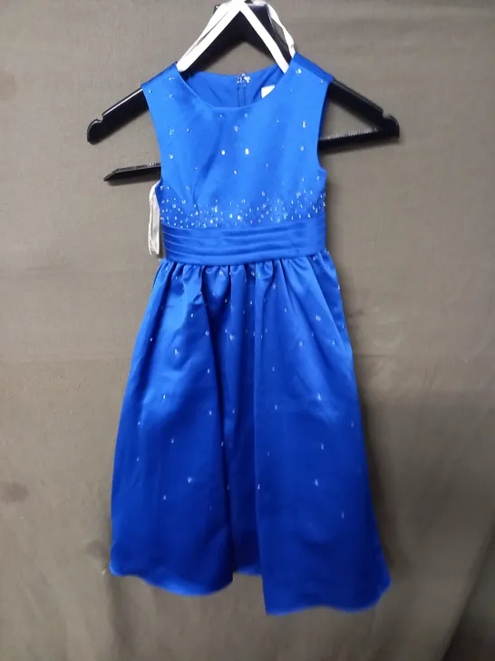 ARK LESLEY BLUE OCCASIONAL DRESS - SIZE 4