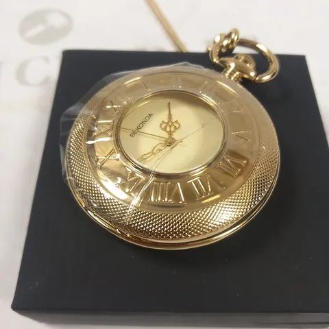 BOXED SEKONDA POCKET WATCH