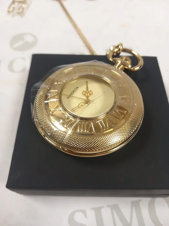 BOXED SEKONDA POCKET WATCH